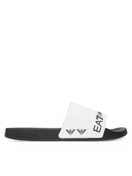 Шлепанцы Ea7 Emporio Armani белые