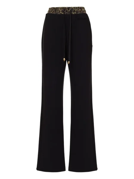 Pantaloni Just Cavalli cu model leopard negru