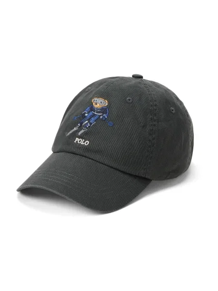 Polo Ralph Lauren Șapcă albastru / maro / metalic / alb gri
