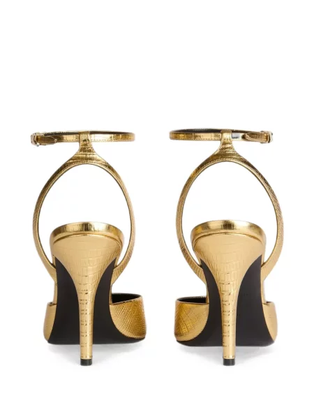 Bőr pántos körömcipő Balmain