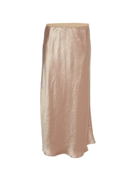 Fustă midi Max Mara din satin în linie A