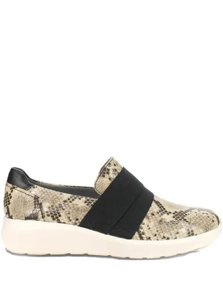 Top Clarks Originals wsuwany w wężowy wzór na ramiączkach