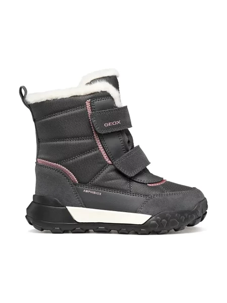 Geox cizme de zăpadă pentru copii TREKKYUP gri