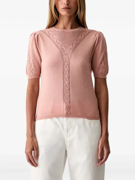 Pulover Twinset de lână roz