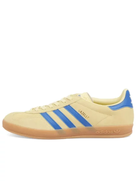 Sneakersy Adidas Originals skórzane żółte
