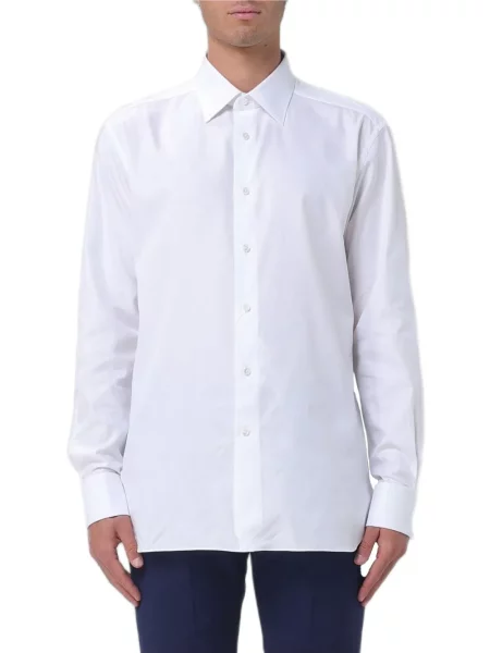 Cămașă Zegna din poplin alb