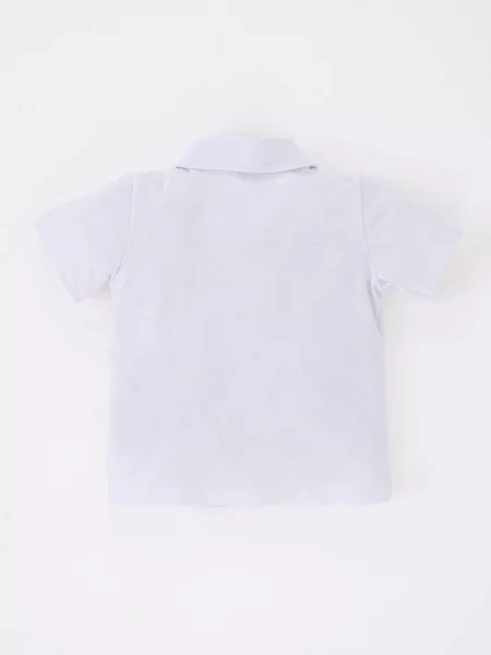 Tricou copii Defacto alb