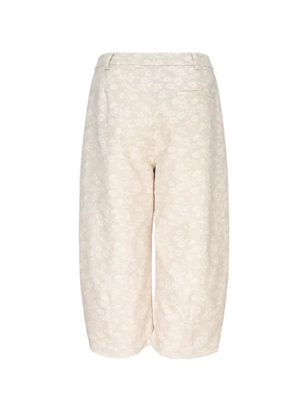 Decupat pantaloni Renli Su cu model floral cu imagine