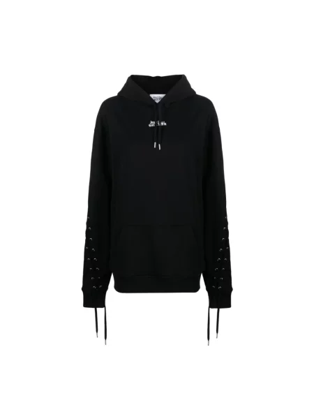 Bluza z kapturem Jean Paul Gaultier z kapturem czarna