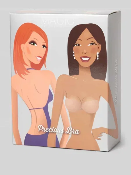 Biustonosz samoprzylepny z przyjazną dla skóry warstwą klejącą model ‘Precious Bra’ Magic Bodyfashion beżowy