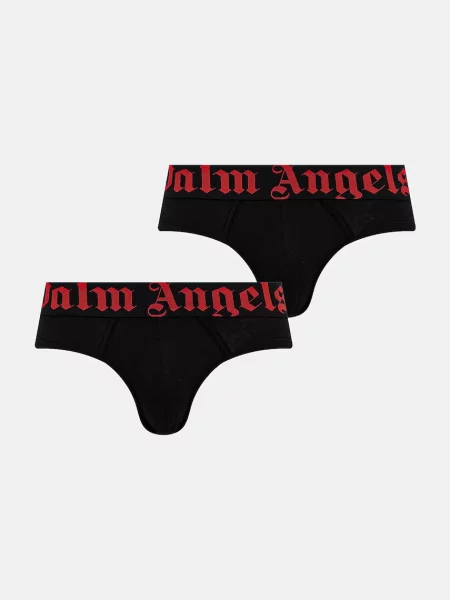 Palm Angels slipy z bawełną czarny