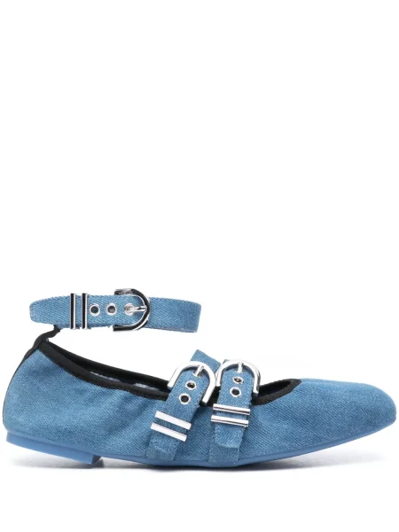 Balerini Stuart Weitzman din piele albastru