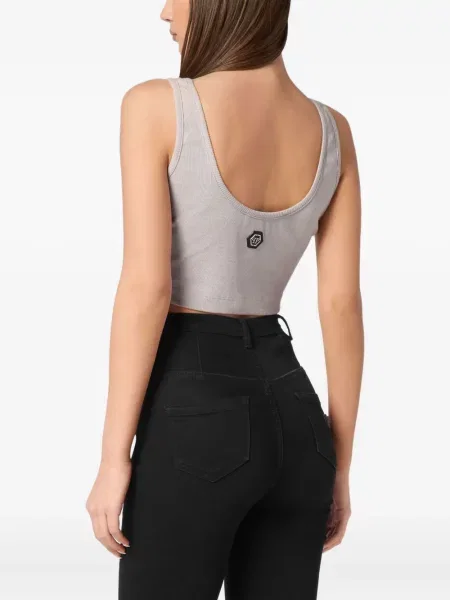 Stras top Philipp Plein gri