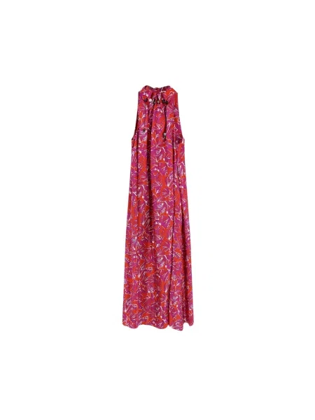 Sukienka maxi Max Mara czerwona