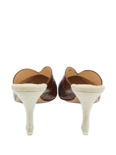 Papuci tip mules The Attico maro