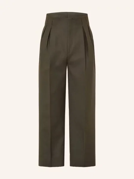 Zegna Spodnie O Kroju Regular Fit gruen