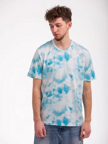 Футболка наталюкс голубая