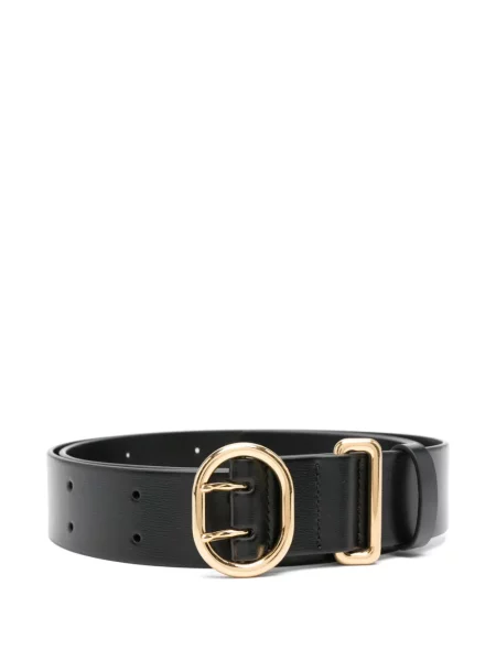 Curea Jil Sander din piele negru
