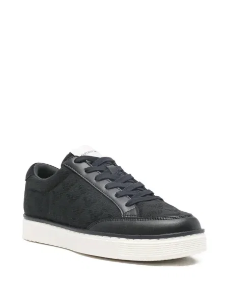 Sneakerși Emporio Armani negru