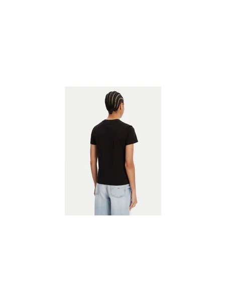 Tommy Jeans Póló Bubble Regular Fit fekete