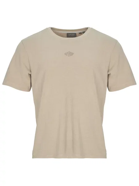Tričko Superdry s autogramom béžová