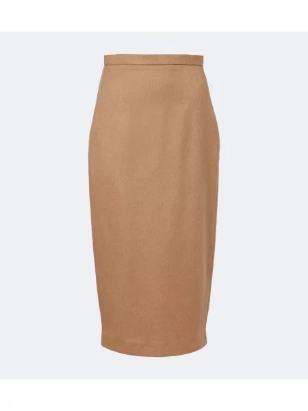 Fustă midi Max Mara bej