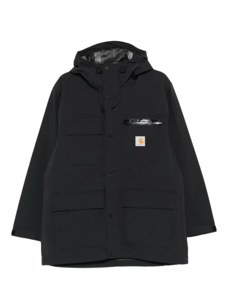 Palton Carhartt Wip cu glugă negru