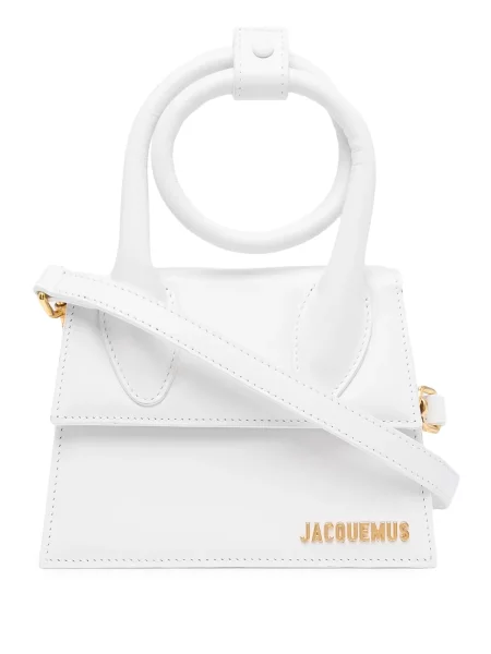Geantă shopper Jacquemus alb