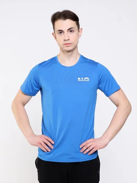 Neverover Tricou funcțional Men's Essential T-shirt cobalt albastru