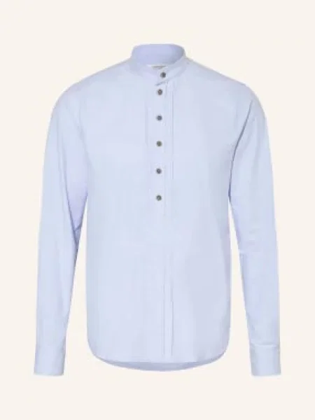 Grasegger Tradiční Košile Kopeke Regular Fit Se Stojáčkem tmavě modrá