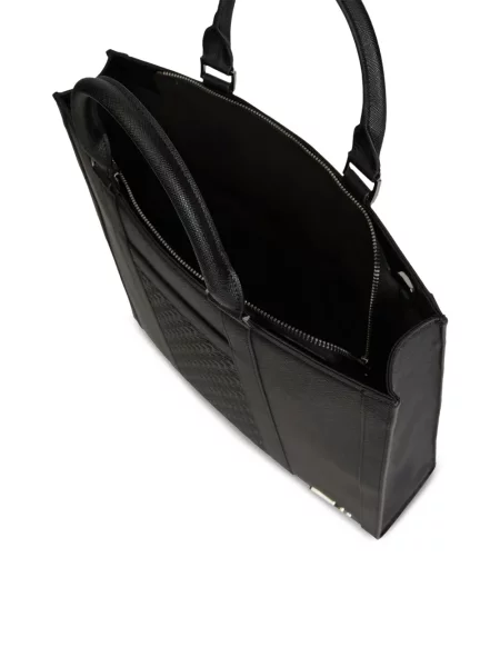 Torba Karl Lagerfeld K/Autograph s autogramom crna