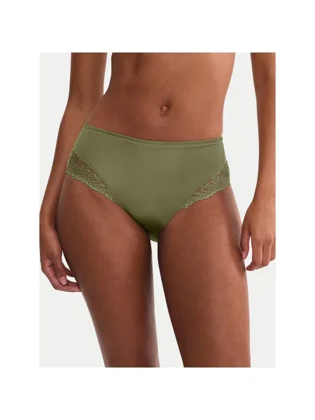 Triumph Класичні труси з високою талією Ladyform Soft зелений