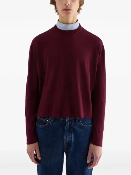 Decupat pulover Jil Sander roșu
