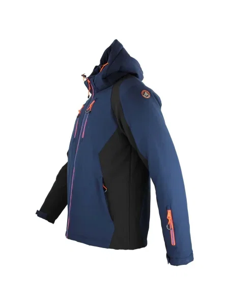 Geacă Peak Mountain softshell albastru