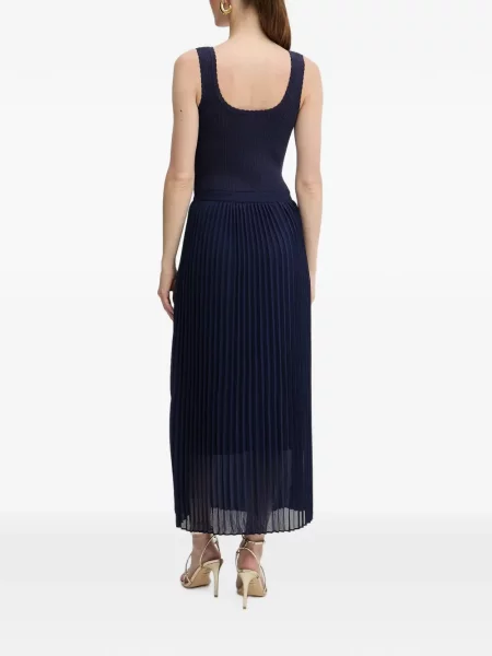 Rochie midi Morgan albastru