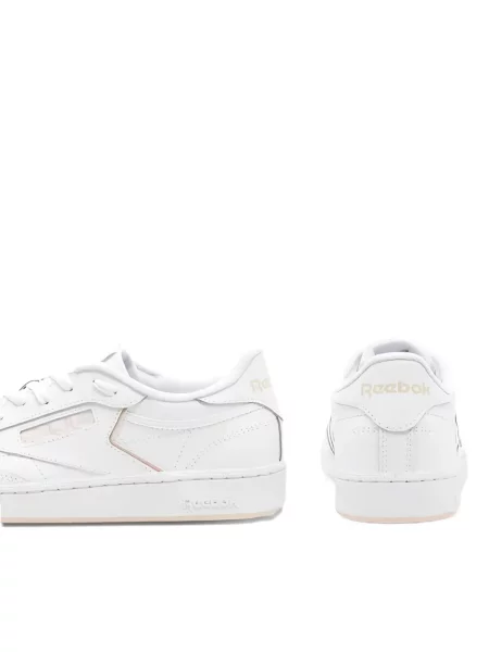 Sneakerși Reebok Club C 85 din piele alb