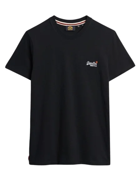 Superdry Tričko Essential černá bílá