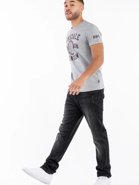 T-shirt regularny Lonsdale Murrister szara