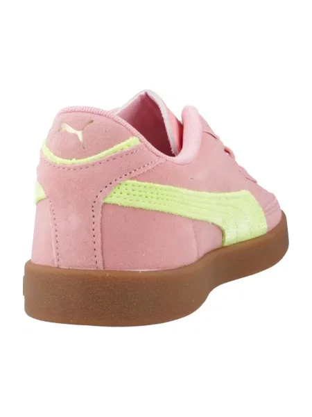 Pantofi Puma din piele de căprioară roz