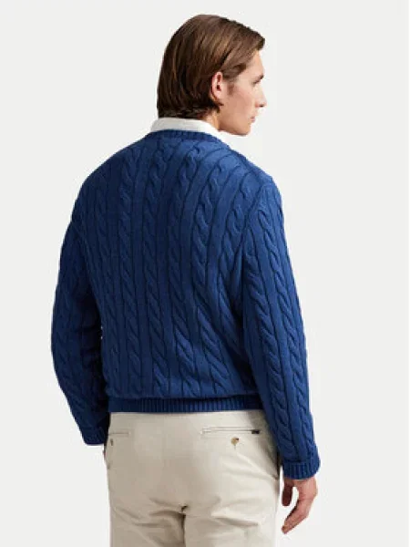 Polo Ralph Lauren Pulover Mornarsko modra