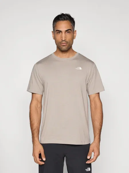 THE NORTH FACE Tricou Evolution Simple Dome gri piatră alb