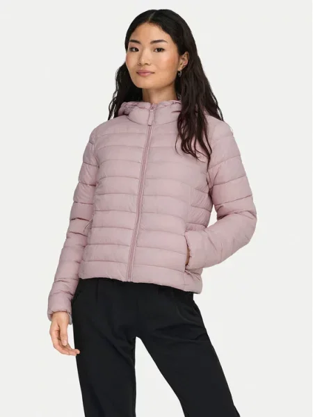 Kurtka pikowana Only różowa