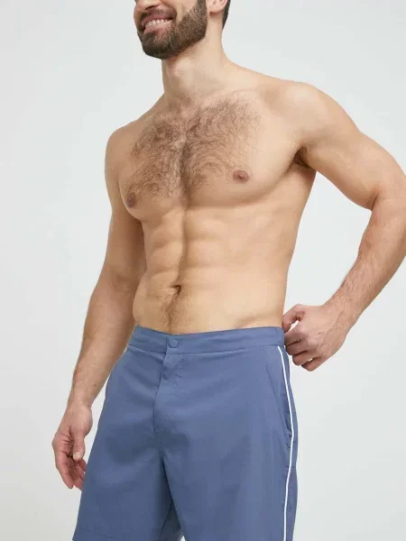 Kopalne kratke hlače Abercrombie & Fitch modra