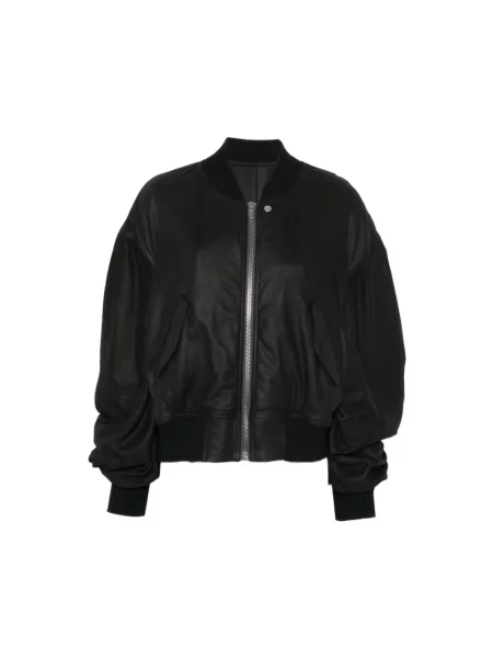 Kurtka bomber Rick Owens wełniany czarny