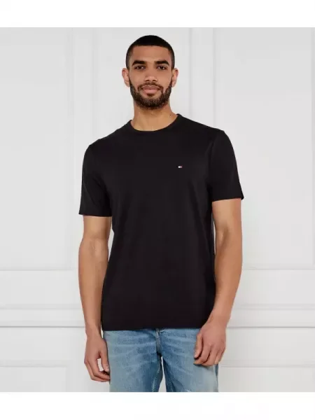 Tommy Hilfiger Tricou | Longline Fit negru