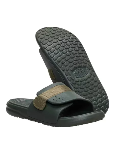 HeyDude Klapki Wave Alt Slide zielone