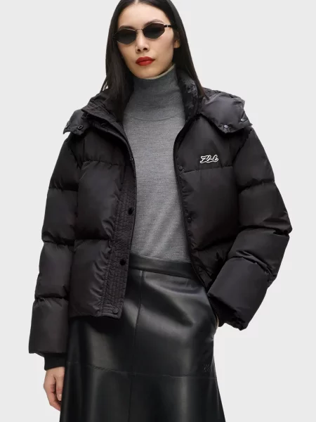 Пуховик Karl Lagerfeld чорний
