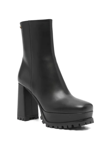 Cropp cizme scurte Gianvito Rossi din piele negru