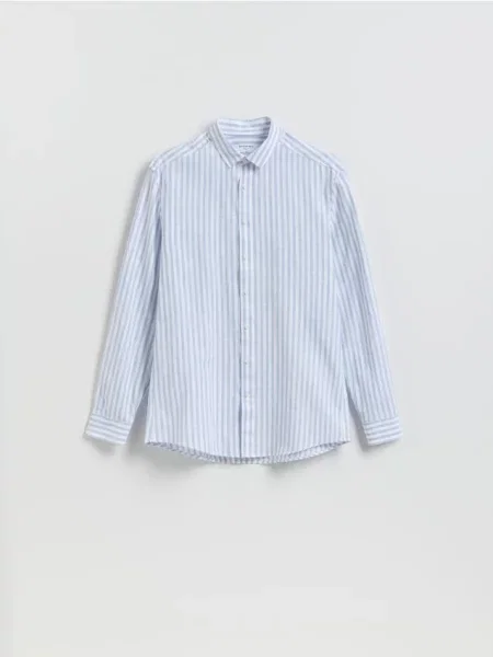 Reserved Cămașă regular fit în dungi albastru-pal albastru