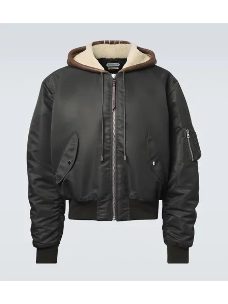 Bomber jakna Jw Anderson s kapuco zelena